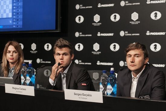 2016 World Chess Championship match Carlsen vs. Karjakin