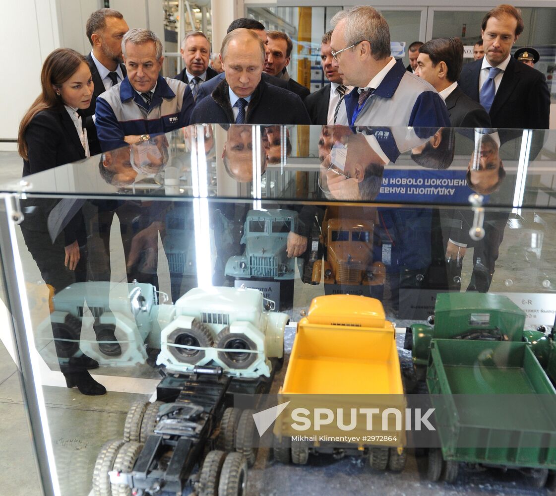 Russian President Vladimir Putin visits Yaroslavl Region