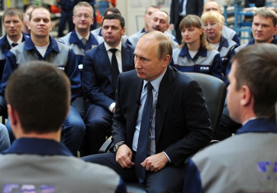 Russian President Vladimir Putin visits Yaroslavl Region