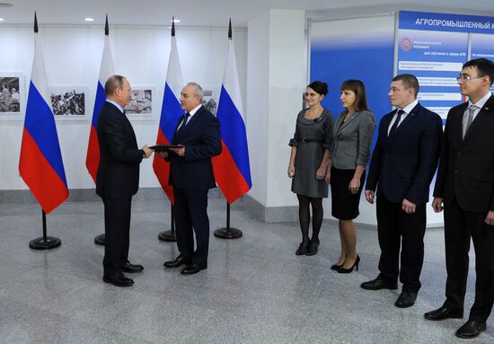 Russian President Vladimir Putin visits Yaroslavl Region