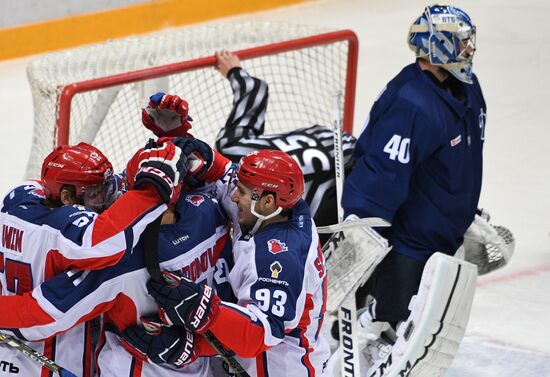 Kontinental Hockey League. Dynamo Moscow vs. CSKA