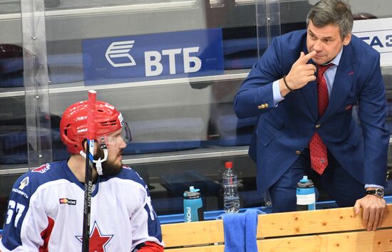 Kontinental Hockey League. Dynamo Moscow vs. CSKA