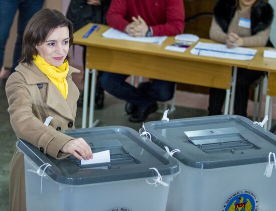 Second round of presidential election in Moldova