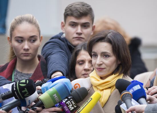 Second round of presidential election in Moldova