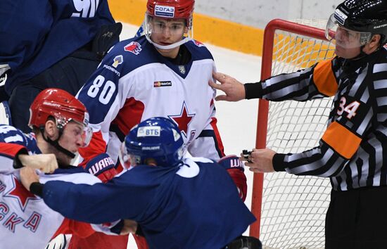 Kontinental Hockey League. Dynamo Moscow vs. CSKA