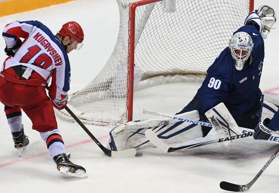 Kontinental Hockey League. Dynamo Moscow vs. CSKA