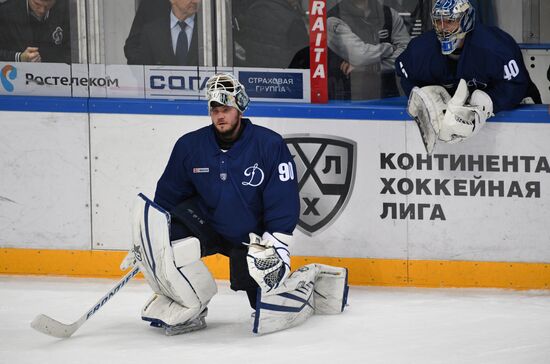 Kontinental Hockey League. Dynamo Moscow vs. CSKA
