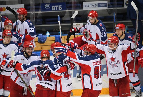 Kontinental Hockey League. Dynamo Moscow vs. CSKA