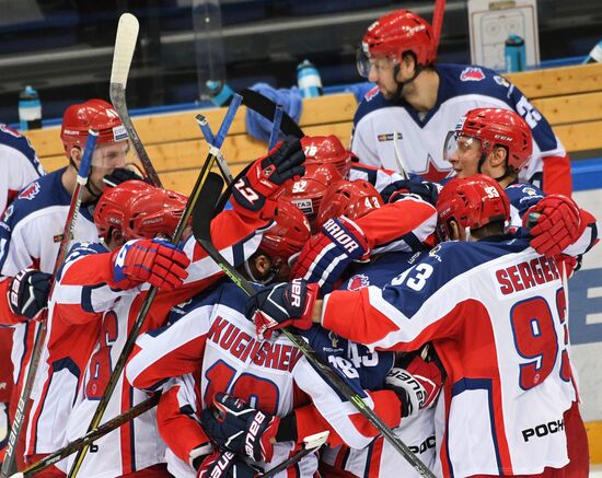 Kontinental Hockey League. Dynamo Moscow vs. CSKA