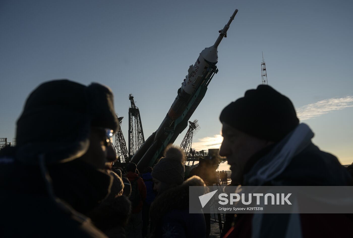 Soyuz FG carrier rocket with Soyuz MS-03 manned spacecraft moved to launch pad