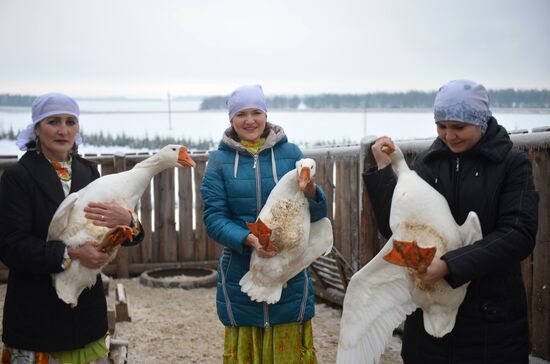Festival of Goose Feather in Tatarstan