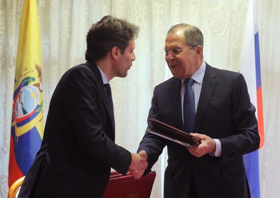 Russian Foreign Minister Sergei Lavrov makes a working trip to Sochi