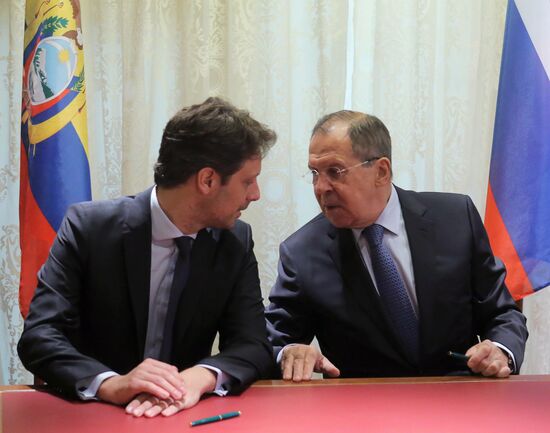 Russian Foreign Minister Sergei Lavrov makes a working trip to Sochi