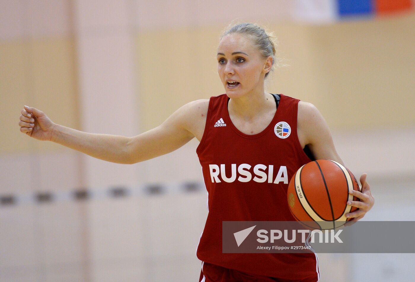 Basketball. Training session of Russian national women's team