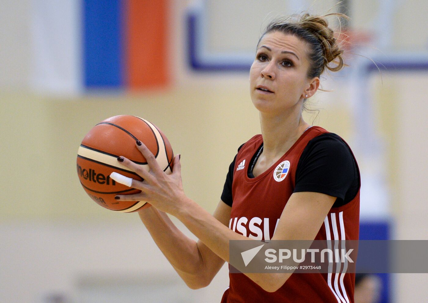 Basketball. Training session of Russian national women's team