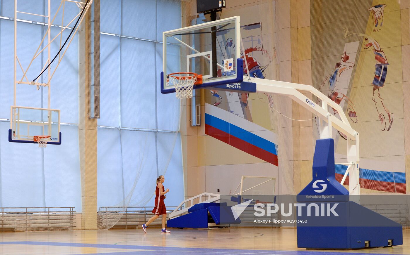 Basketball. Training session of Russian national women's team