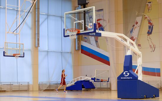 Basketball. Training session of Russian national women's team