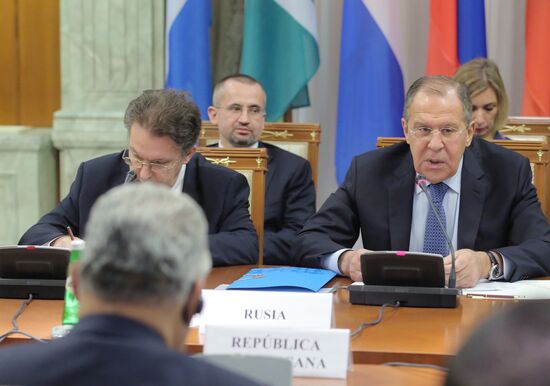 Russian Foreign Minister Sergei Lavrov makes a working trip to Sochi