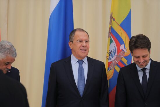 Russian Foreign Minister Sergei Lavrov makes a working trip to Sochi