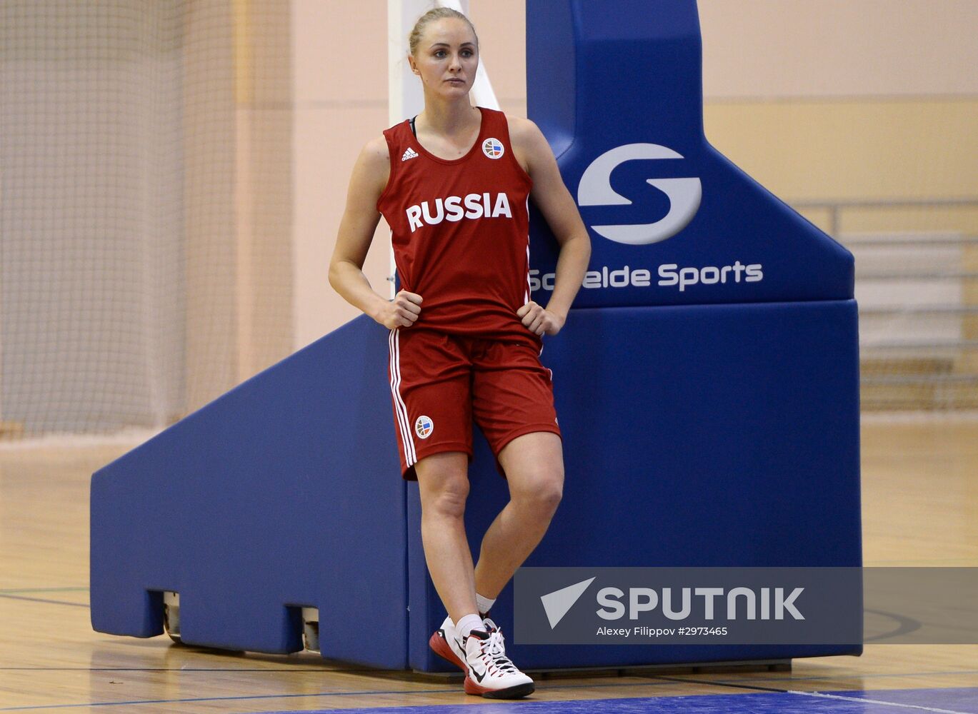Basketball. Training session of Russian national women's team