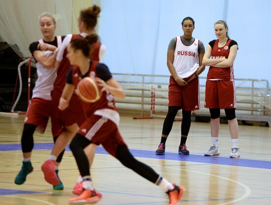 Basketball. Training session of Russian national women's team