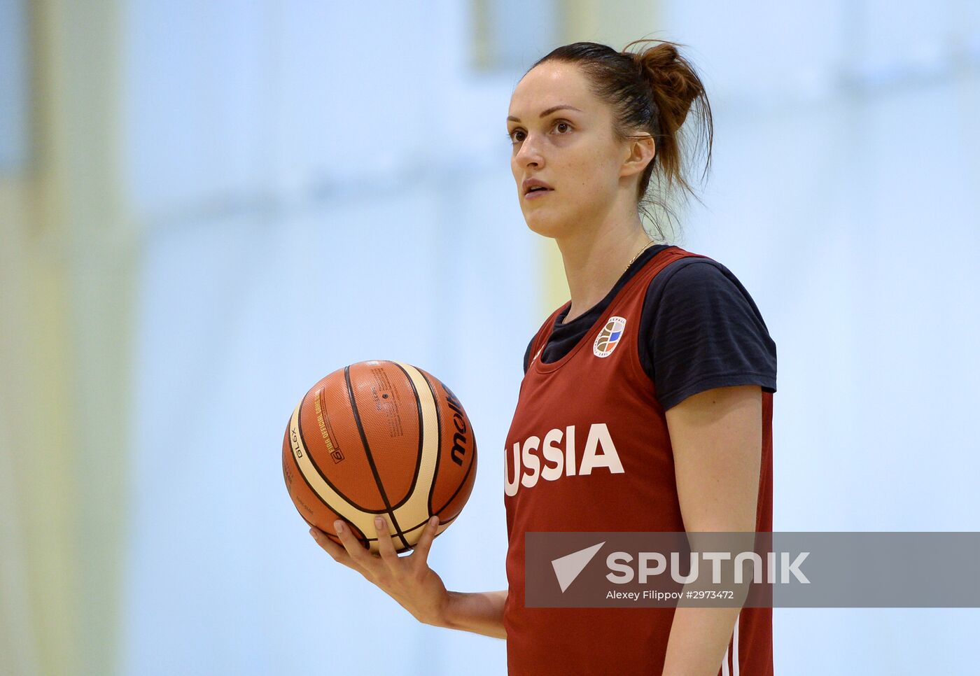 Basketball. Training session of Russian national women's team