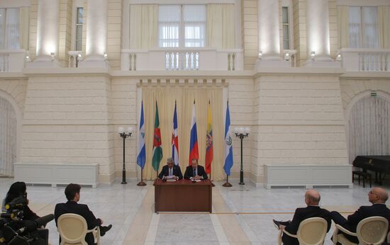 Russian Foreign Minister Sergei Lavrov makes a working trip to Sochi