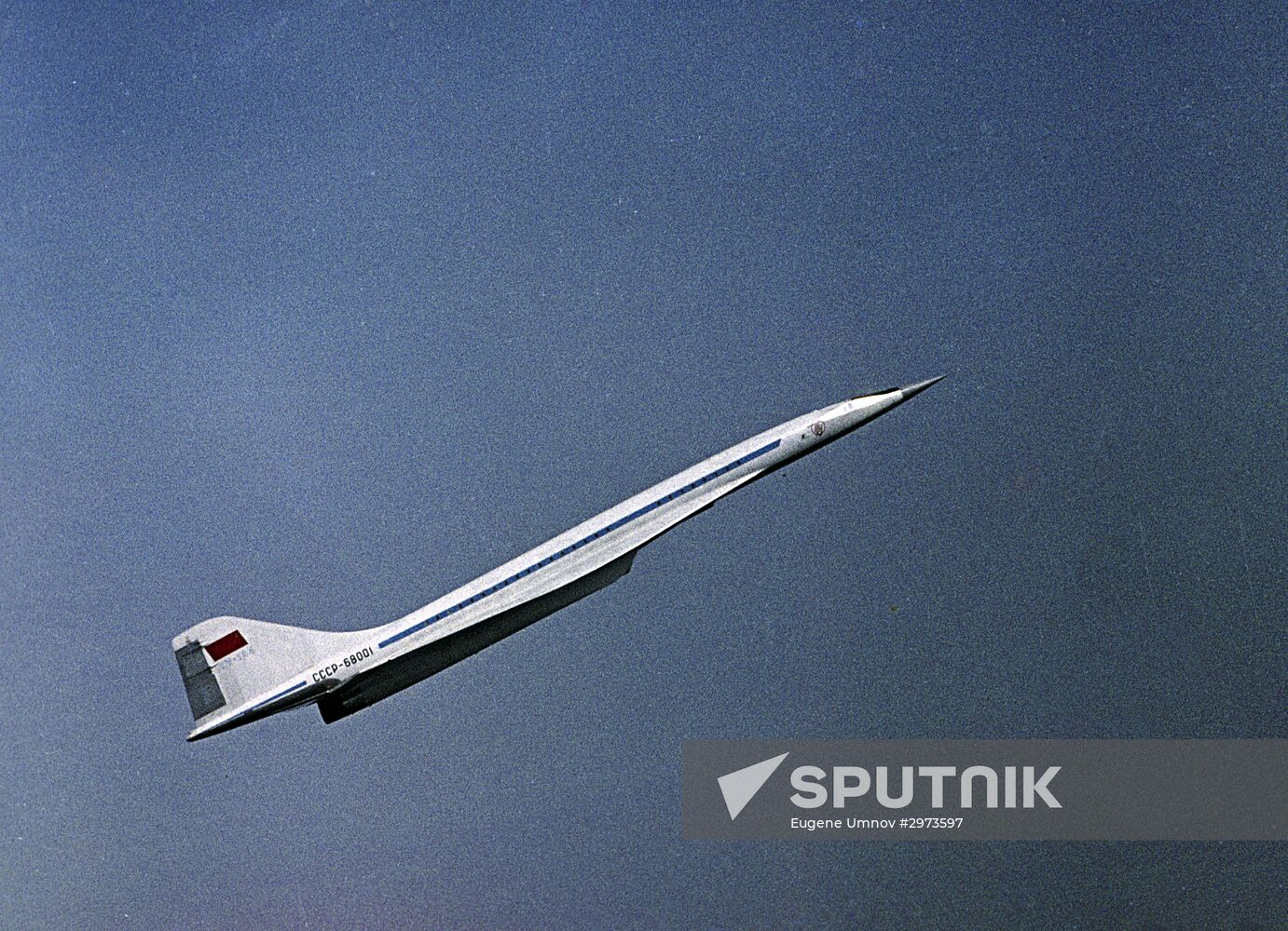 TU-144 Soviet supersonic passenger aircraft