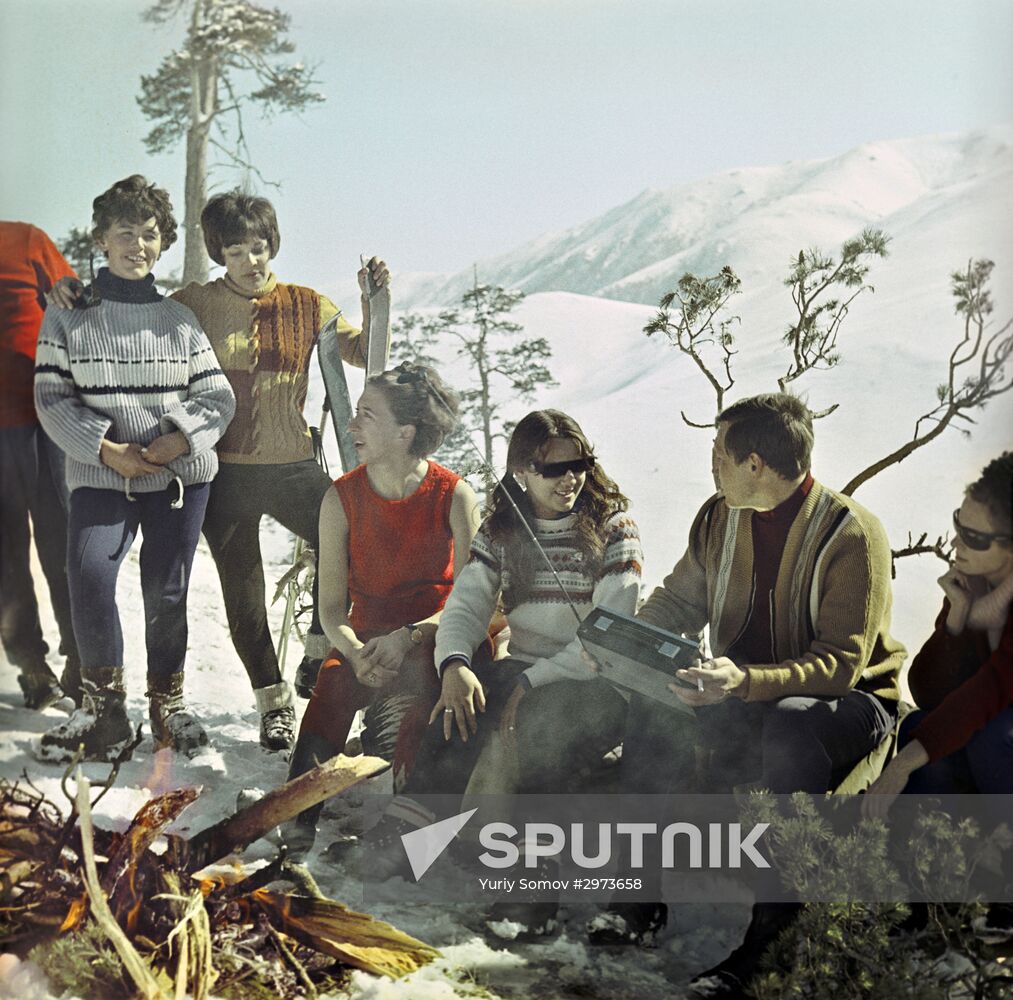 Bakuriani skiing resort in Georgia