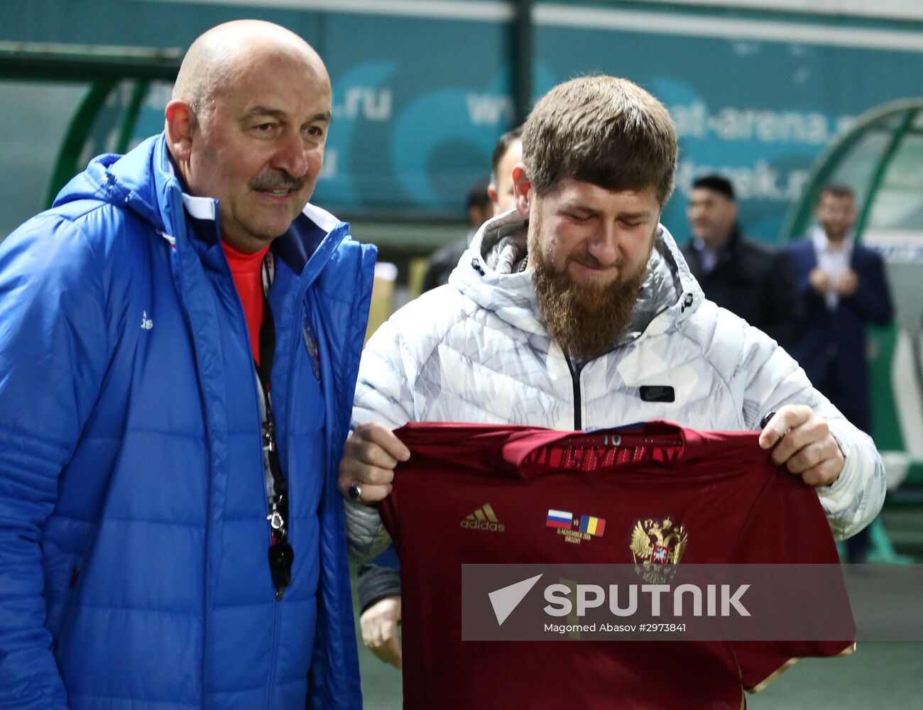 Russian national football team holds training session