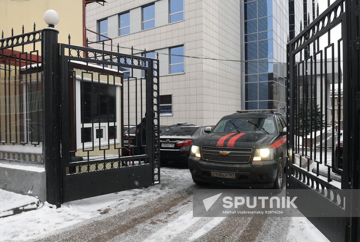 Situation near Russian Investigative Committee and Ministry of Economic Development after Alexei Ulyukayev's arrest