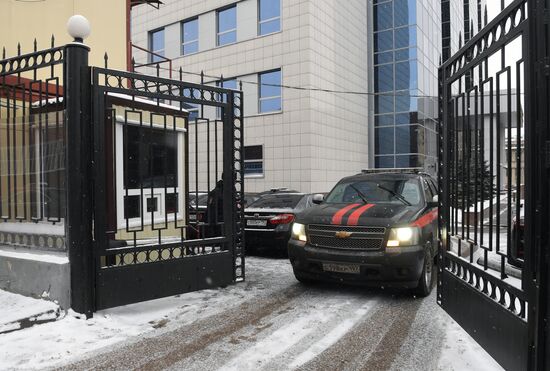 Situation near Russian Investigative Committee and Ministry of Economic Development after Alexei Ulyukayev's arrest