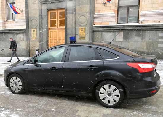 Situation near Russian Investigative Committee and Ministry of Economic Development after Alexei Ulyukayev's arrest