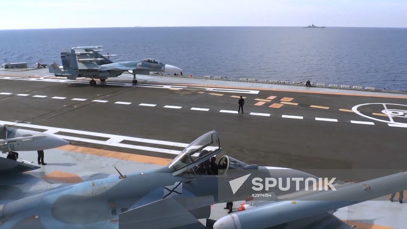 Admiral Kuznetsov aircraft carrier and Admiral Grigorovich patrol ship deployed in Syria for the first time ever