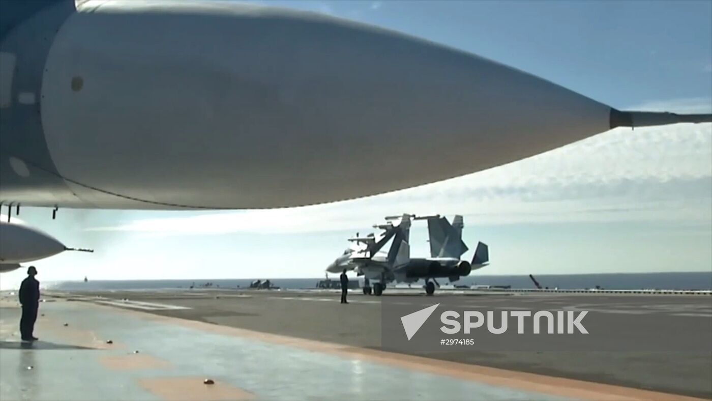Admiral Kuznetsov aircraft carrier and Admiral Grigorovich patrol ship deployed in Syria for the first time ever