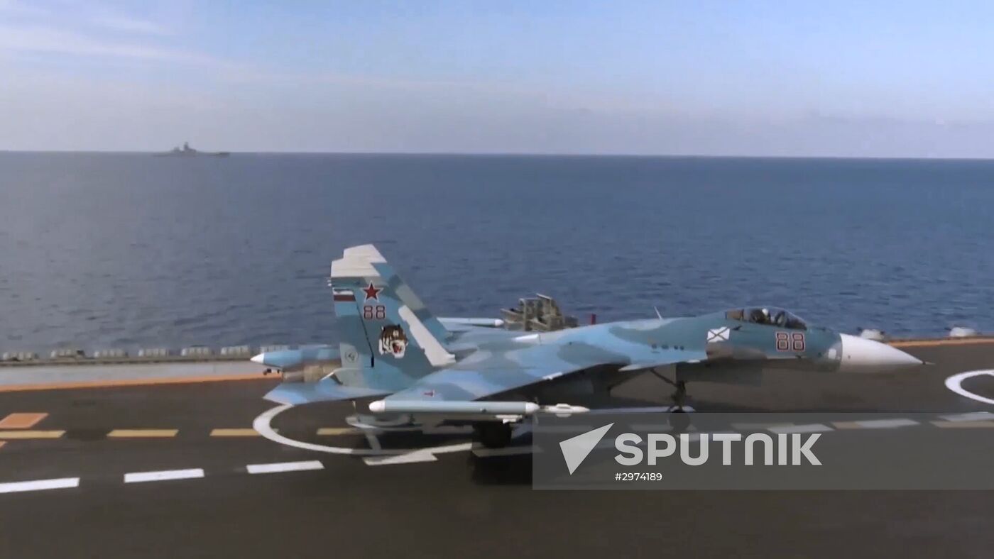 Admiral Kuznetsov aircraft carrier and Admiral Grigorovich patrol ship deployed in Syria for the first time ever