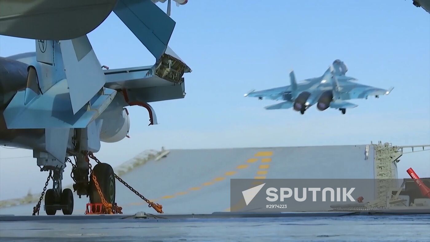 Admiral Kuznetsov aircraft carrier and Admiral Grigorovich patrol ship deployed in Syria for the first time ever