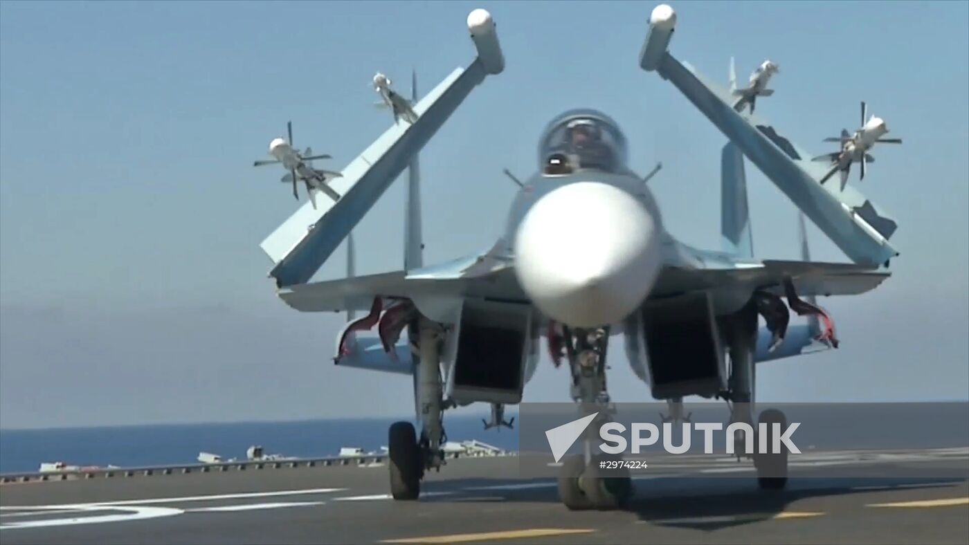 Admiral Kuznetsov aircraft carrier and Admiral Grigorovich patrol ship deployed in Syria for the first time ever
