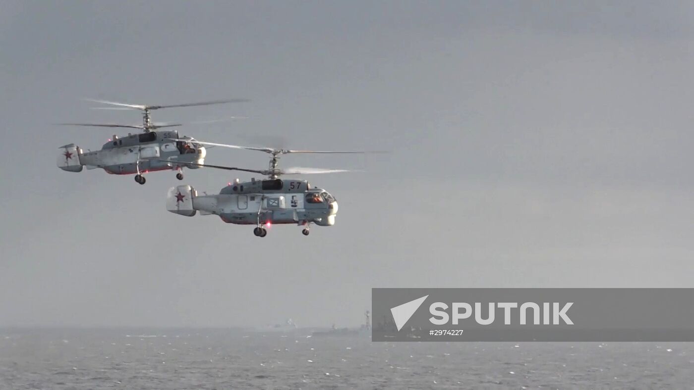 Admiral Kuznetsov aircraft carrier and Admiral Grigorovich patrol ship deployed in Syria for the first time ever