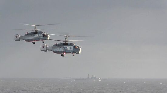 Admiral Kuznetsov aircraft carrier and Admiral Grigorovich patrol ship deployed in Syria for the first time ever