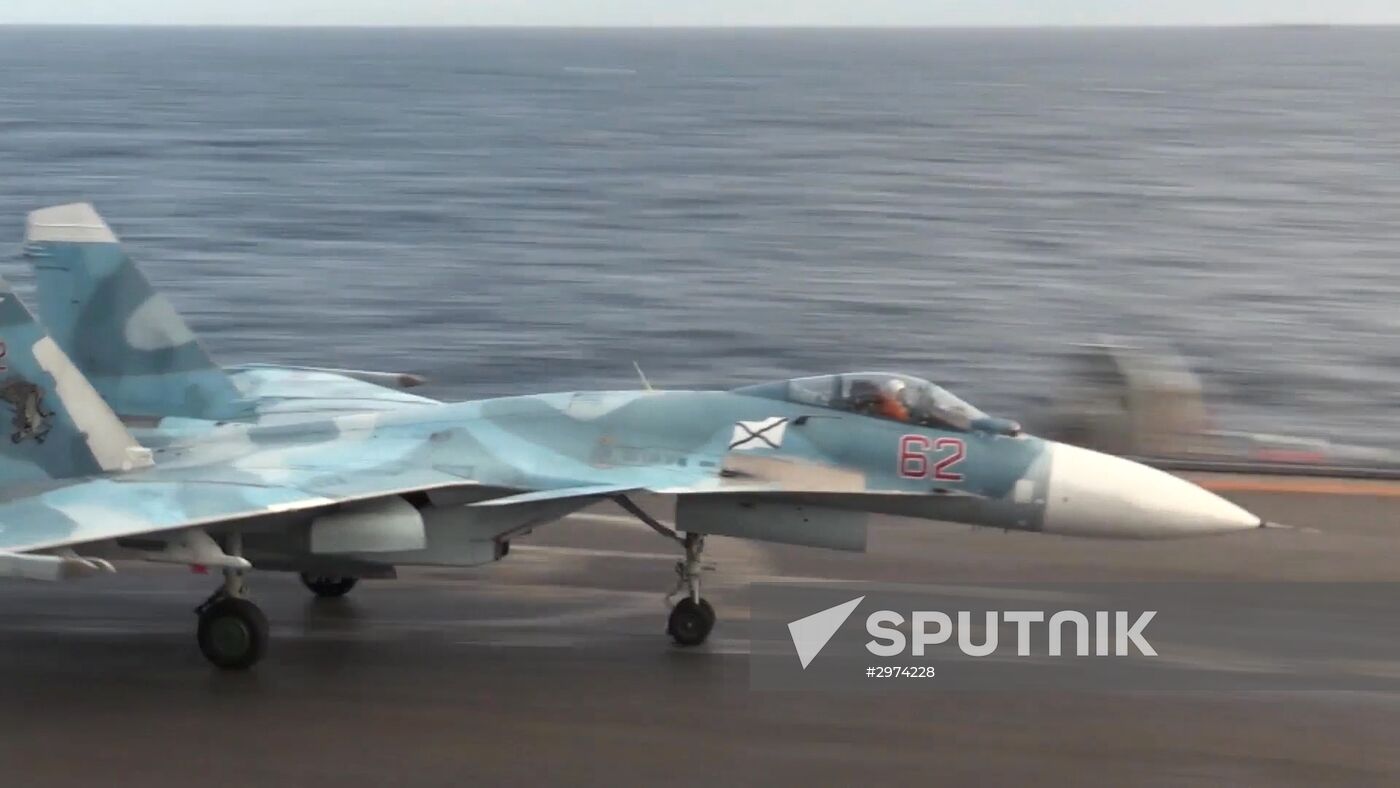 Admiral Kuznetsov aircraft carrier and Admiral Grigorovich patrol ship deployed in Syria for the first time ever