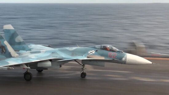Admiral Kuznetsov aircraft carrier and Admiral Grigorovich patrol ship deployed in Syria for the first time ever