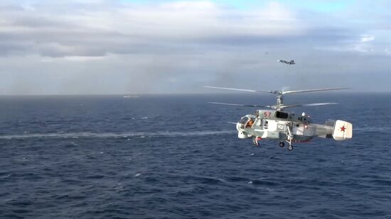 Admiral Kuznetsov aircraft carrier and Admiral Grigorovich patrol ship deployed in Syria for the first time ever