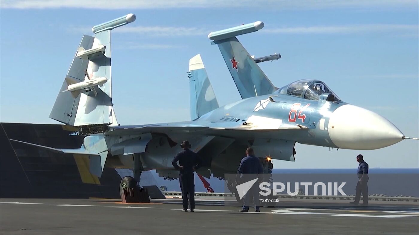 Admiral Kuznetsov aircraft carrier and Admiral Grigorovich patrol ship deployed in Syria for the first time ever