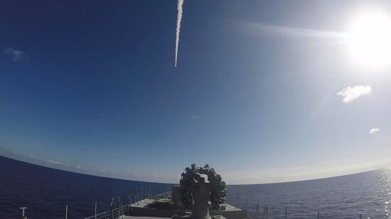 Admiral Kuznetsov aircraft carrier and Admiral Grigorovich patrol ship deployed in Syria for the first time ever