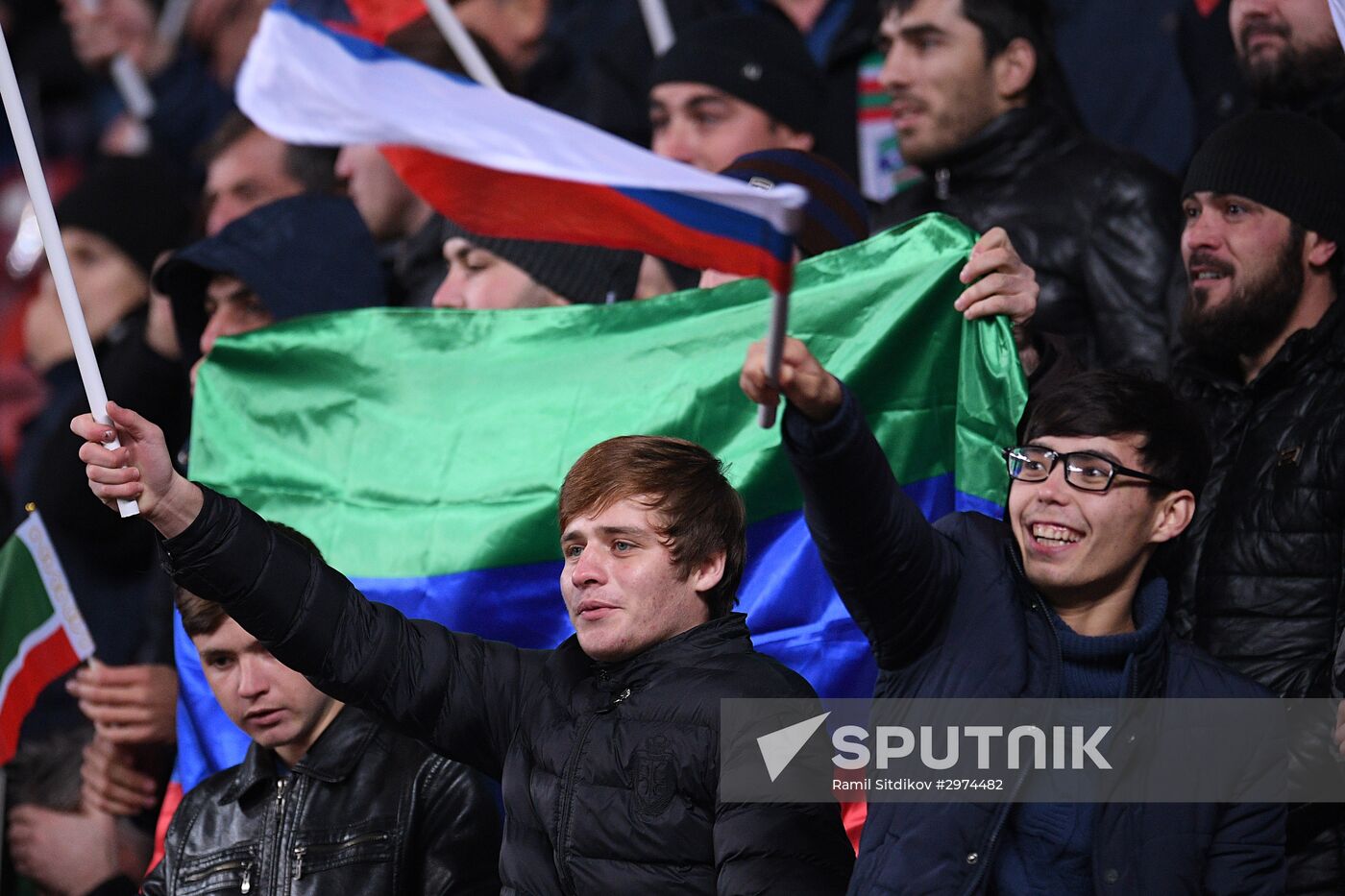 Russia vs. Romania friendly football match