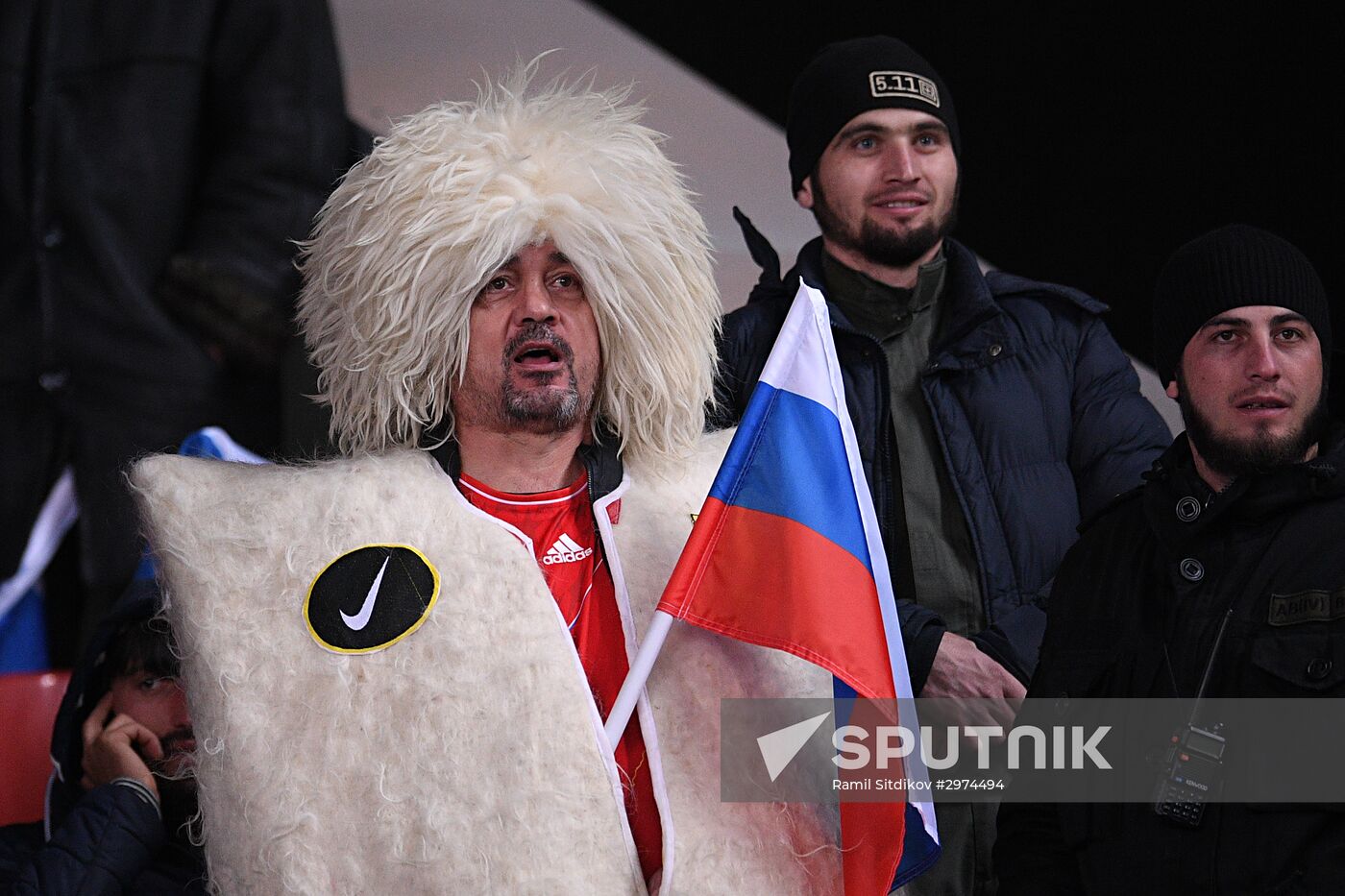 Russia vs. Romania friendly football match