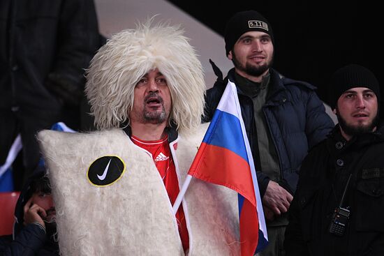 Russia vs. Romania friendly football match
