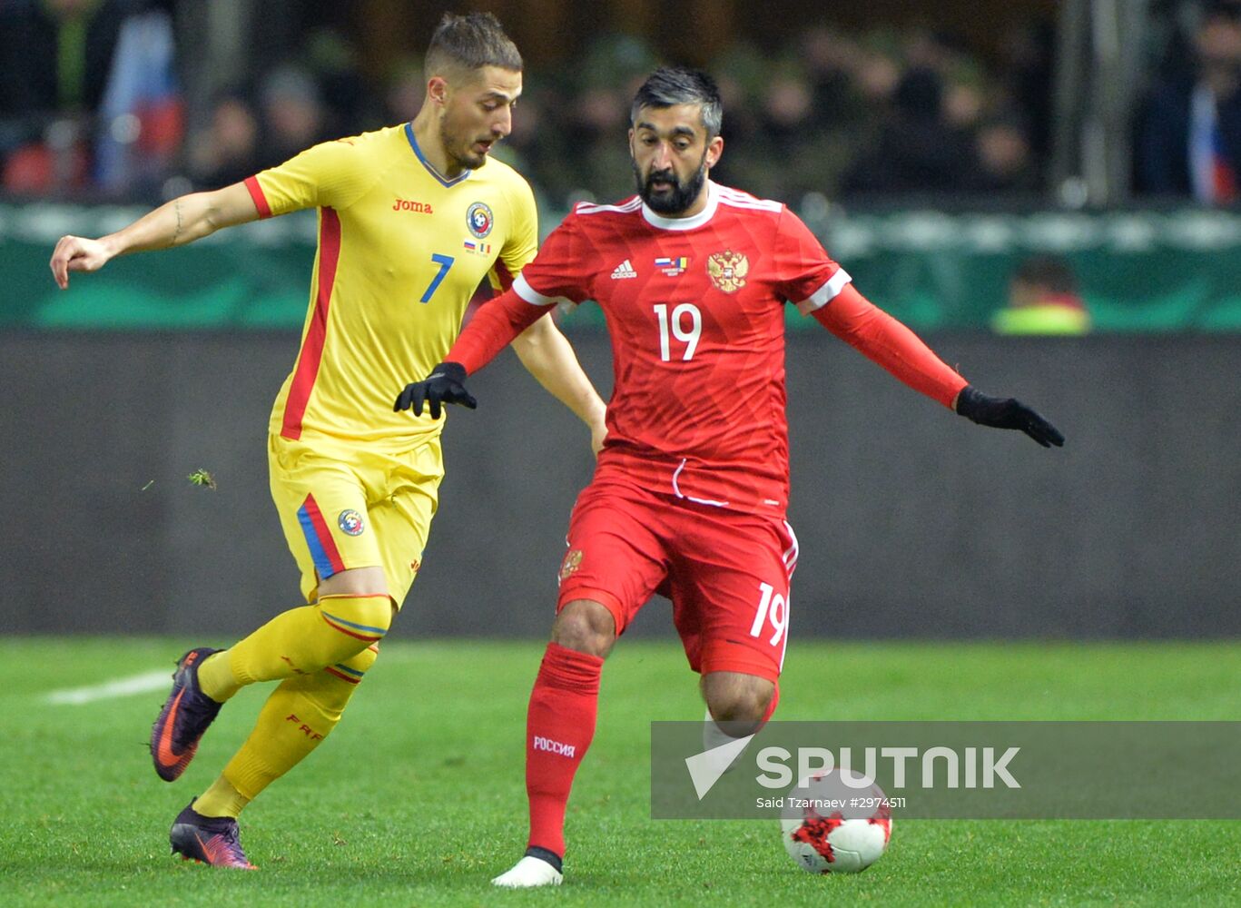 Russia vs. Romania friendly football match