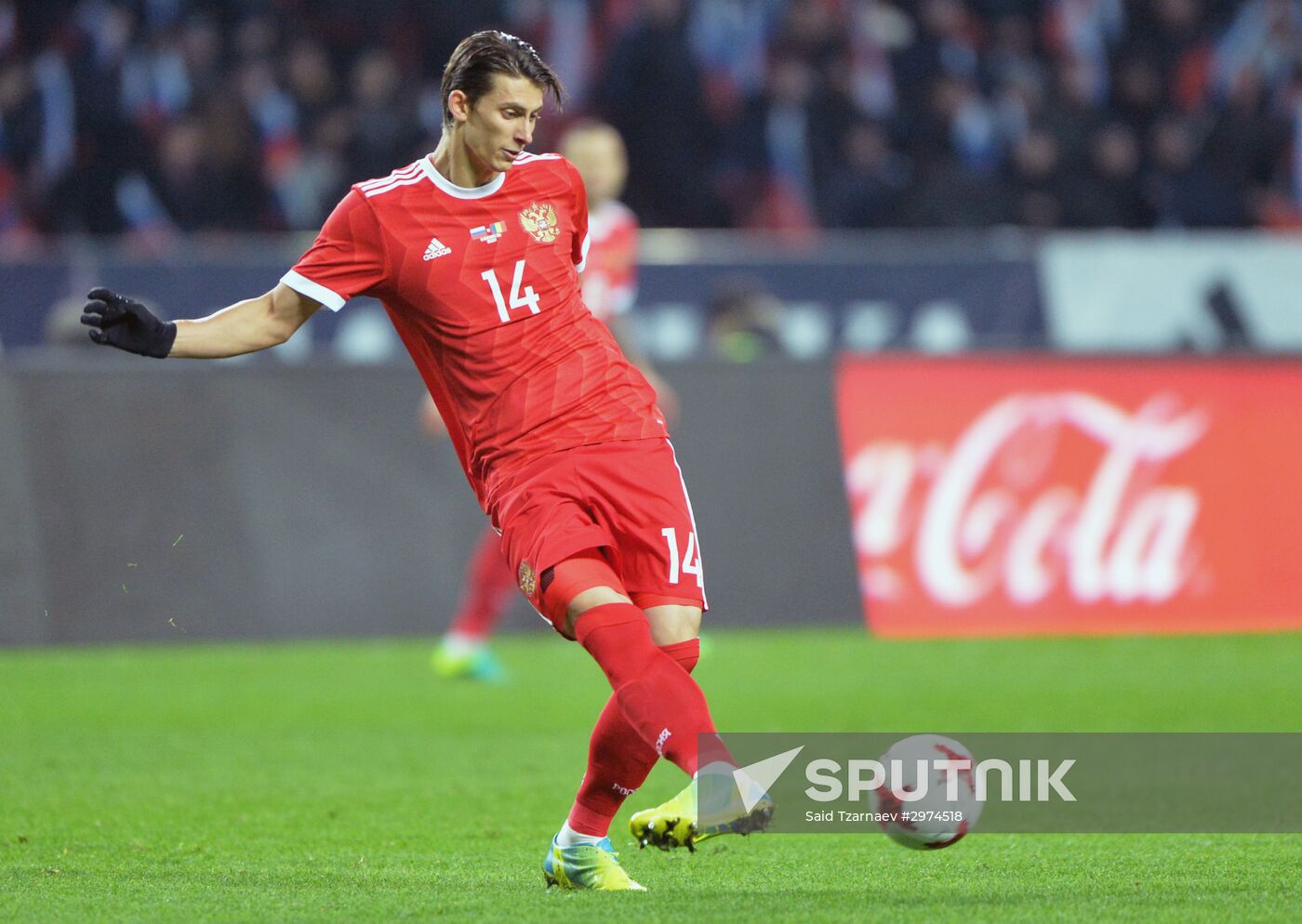 Russia vs. Romania friendly football match